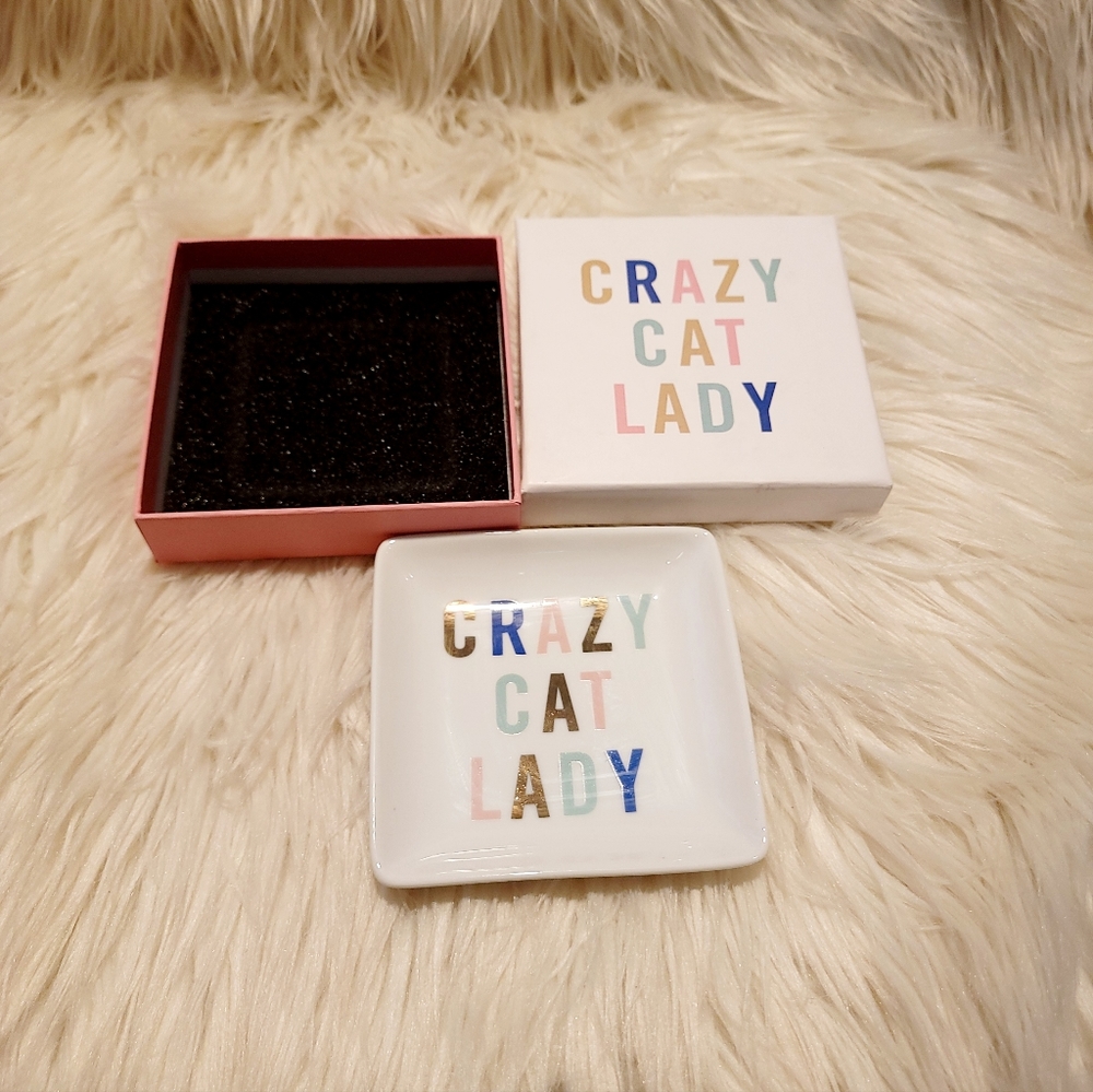 Fringe Crazy Cat Lady Decorative Tray - Picture 3 of 5